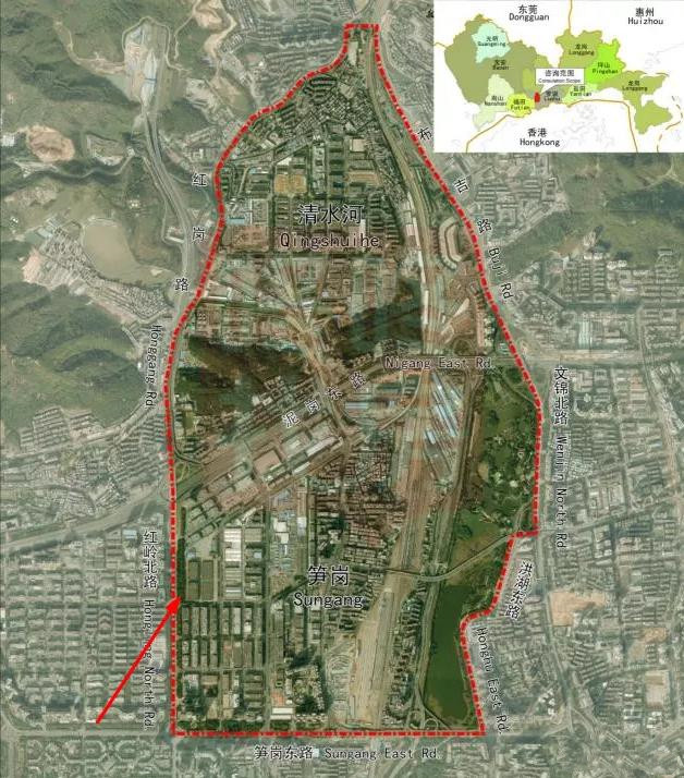 占地近100公顷，罗湖清水河总部新城规划设计招标