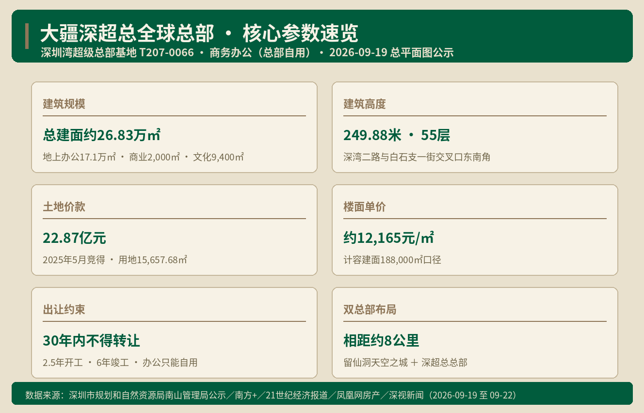 大疆自建249米总部 深圳企业选址的两笔账｜Alai商业地产