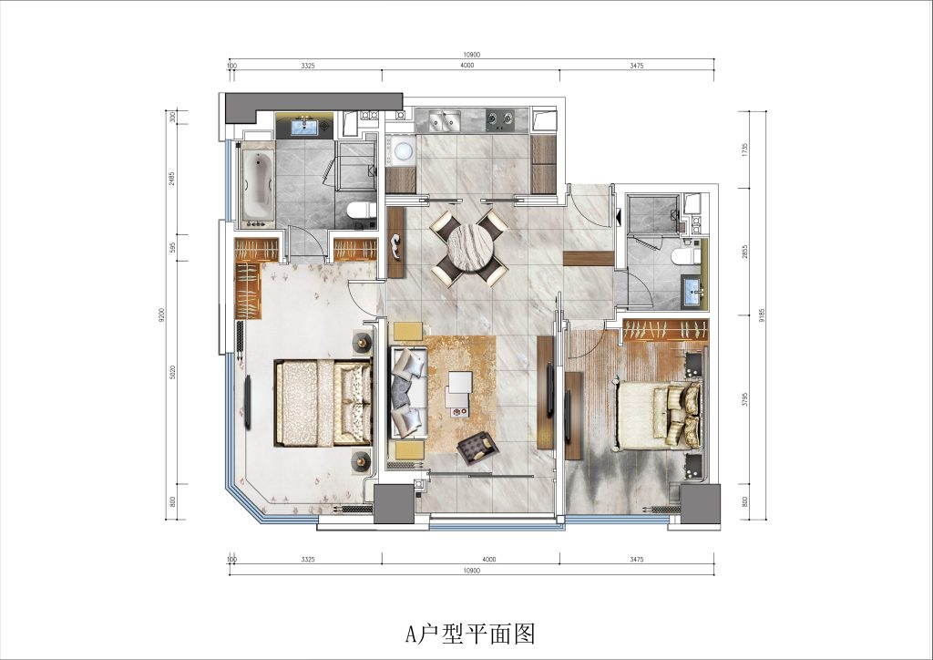 大中华环球金融中心，建面约71-142㎡总裁公寓详情(图15)