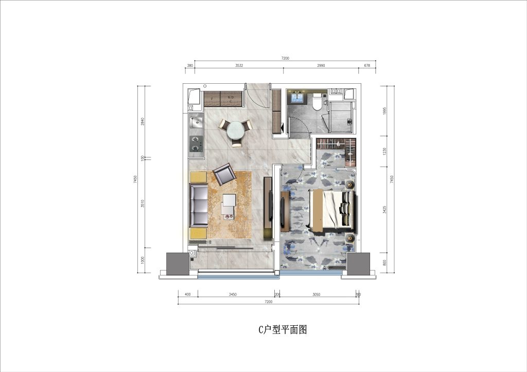 大中华环球金融中心，建面约71-142㎡总裁公寓详情(图16)