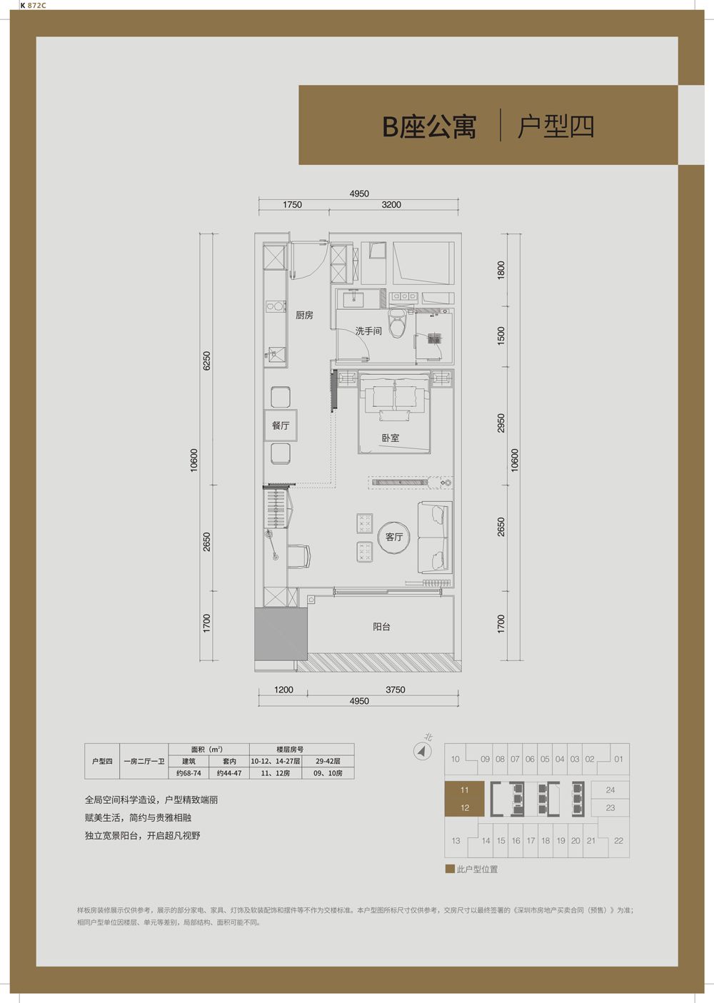 深业中城49-286㎡臻稀公寓|价格|项目资料|售楼处电话(图24)