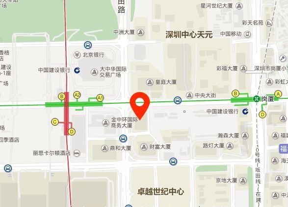 福田中心区现代国际商务大厦物业租售中心(图5)