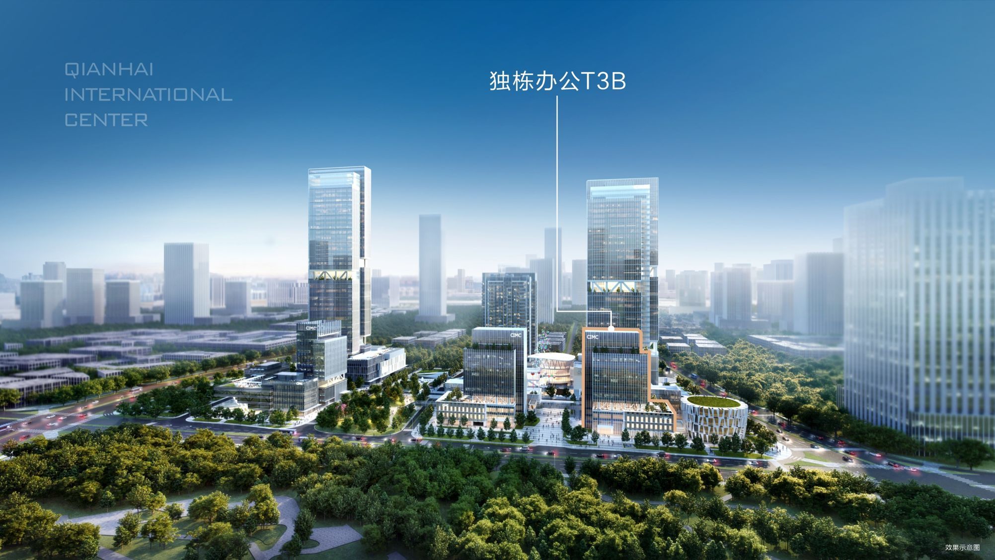 中集前海国际中心独栋写字楼约1万平米出售(图11)