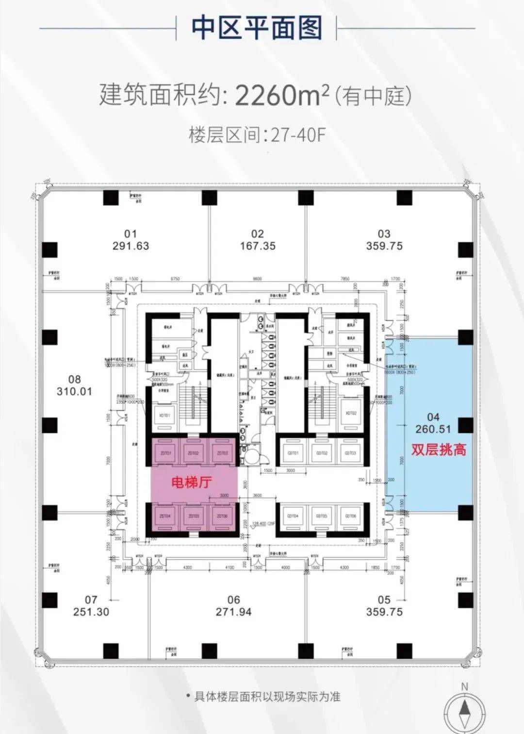 深铁置业大厦售楼处（首页）售楼处电话-半层起售约1000-2000-2300㎡/层(图8)